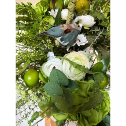 Wianek na drzwi Limonkowa Elegancja 55 cm